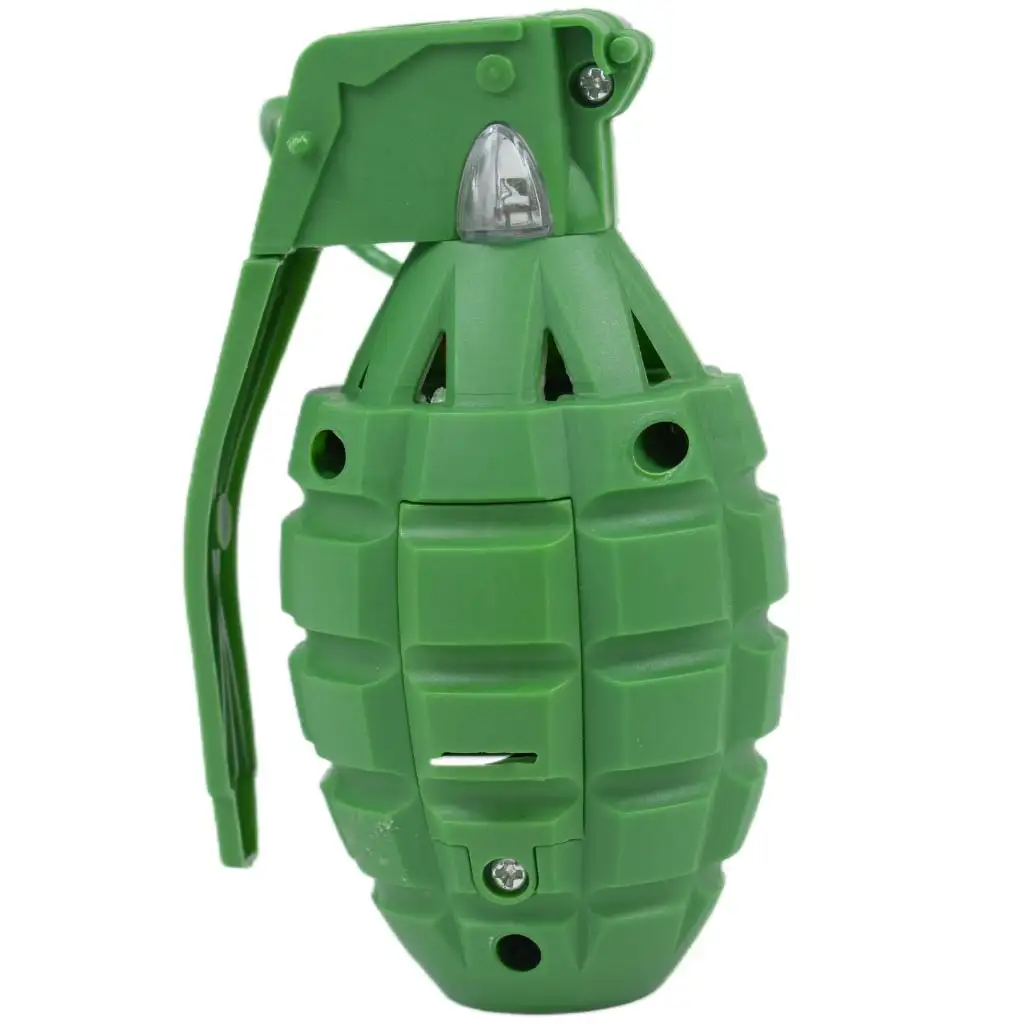 Breah: Spielzeug-Handgranate in Grün mit Licht und Ton, 11 cm kép 2
