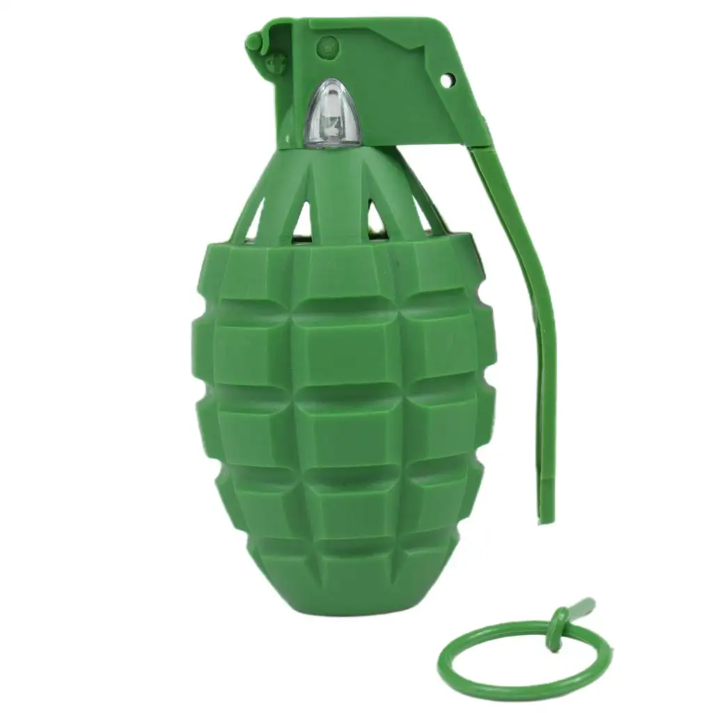 Breah: Spielzeug-Handgranate in Grün mit Licht und Ton, 11 cm kép 3