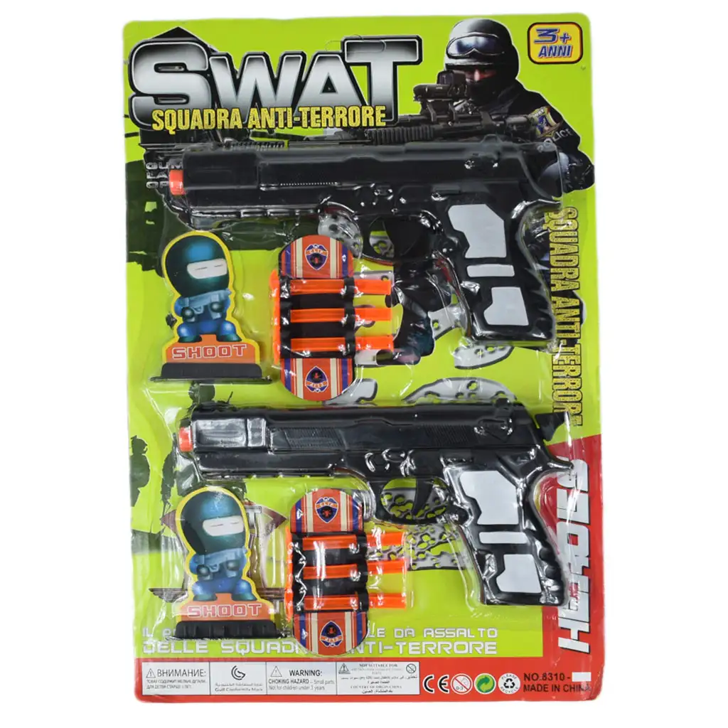 SWAT: Doppeltes Waffenset mit Saugnapfgeschossen kép 6