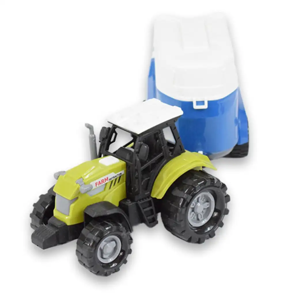 Farm Truck: Pferdetransporter Traktor mit Anhänger, Licht und Sound 23cm kép 2