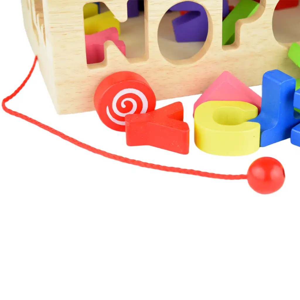 Beilaluna: Holzformsortierwagen mit Buchstaben kép 5