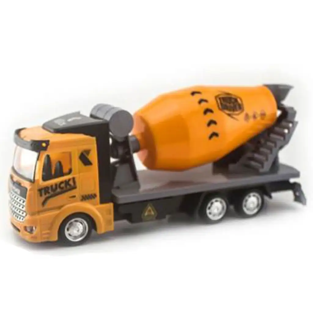 Hátrahúzós betonkeverő mixer kisautó 20cm kép 1