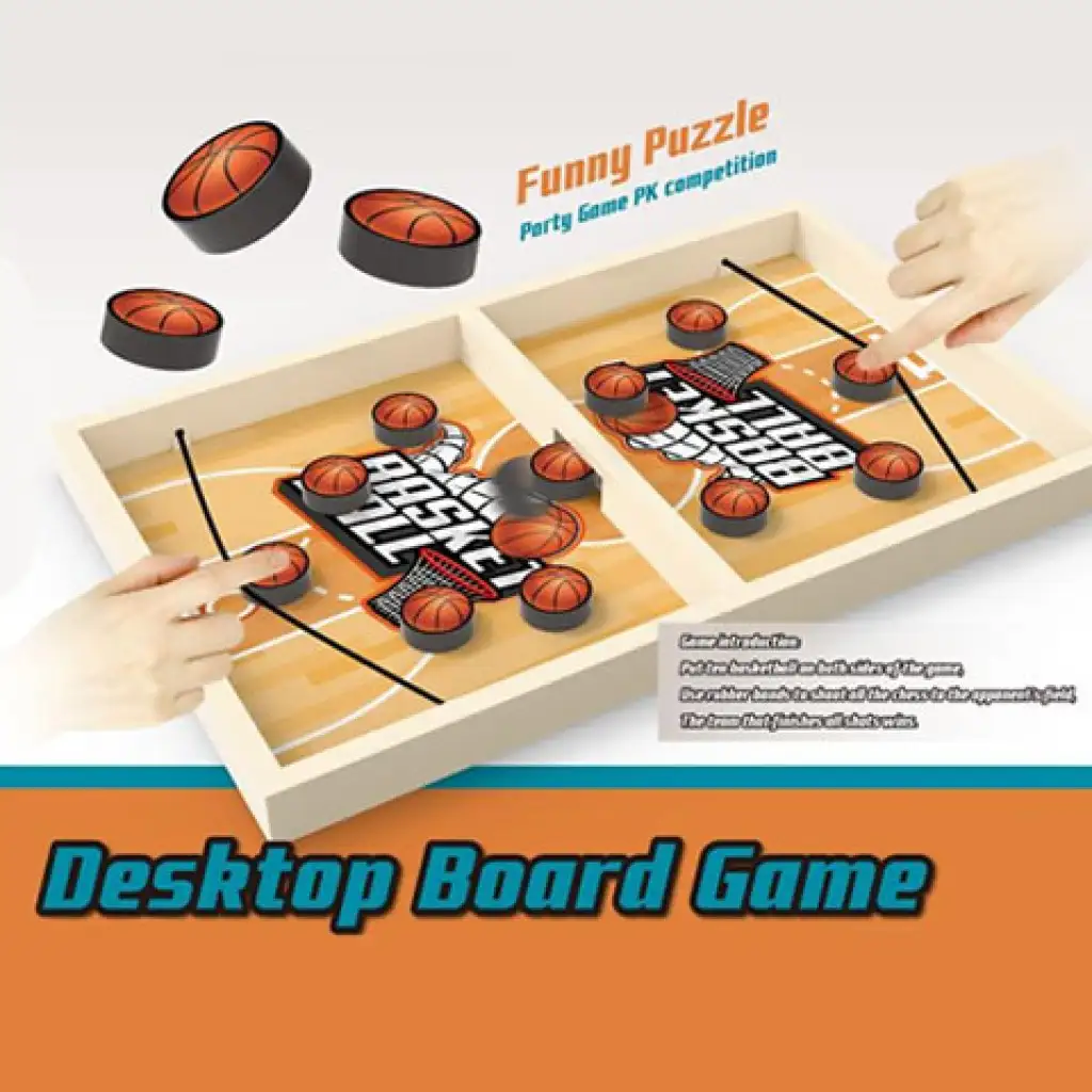 Basketball Sling Puck Geschicklichkeitsspiel