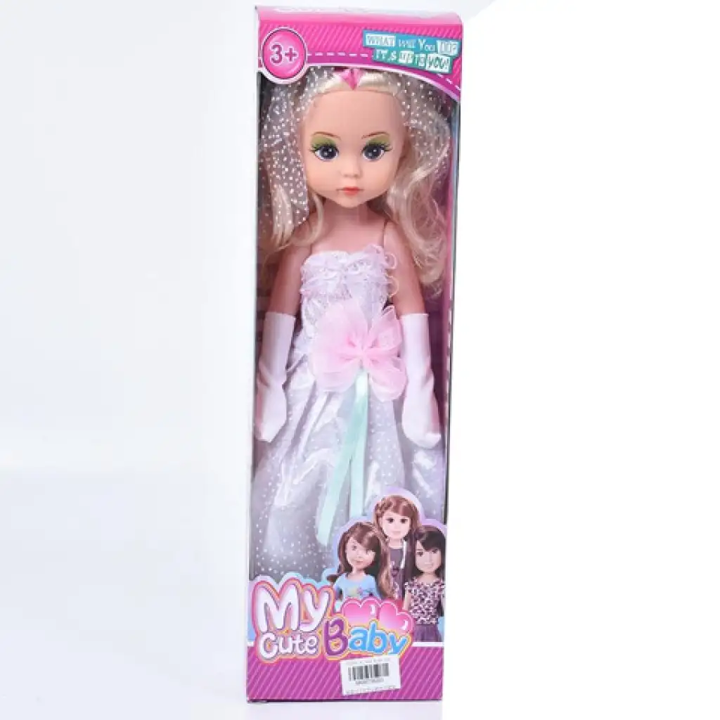 My Cute Baby: Menyasszonyi ruhás baba fátyollal kép 1