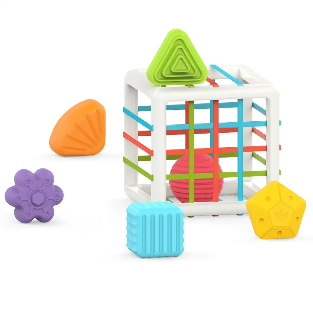 Happy World: Fröhliches Formensortierspiel zur Fähigkeitsentwicklung kép 2