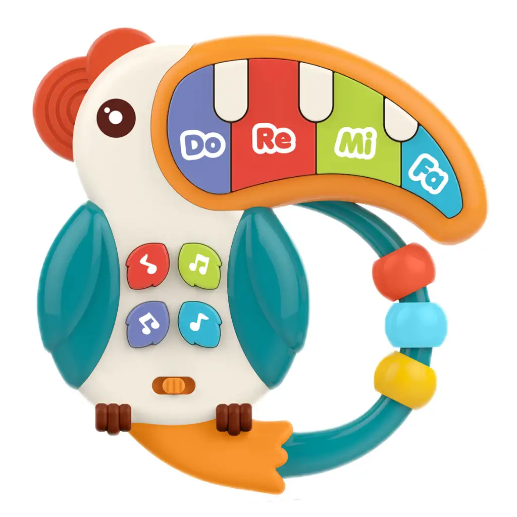 Music World: Musizierender Tukan-Klavier 14cm kép 2