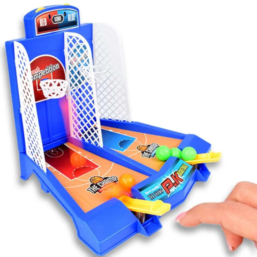 Tisch-Basketball-Meisterschaft Spielset mit Abschussvorrichtung kép 2