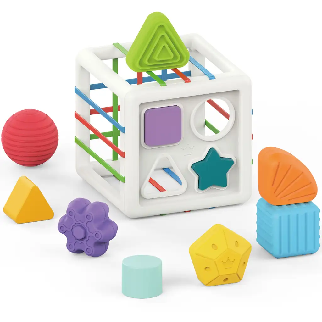 Happy World: Fröhliches Formensortierset, 10-teiliges Set kép 2