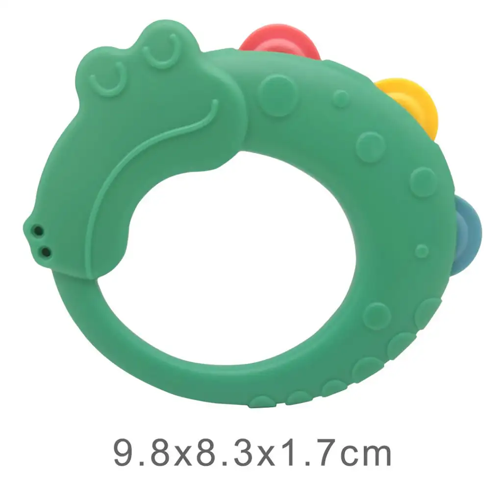 Sun Baby: Krokodil-Baby-Rassel und Beißring kép 2