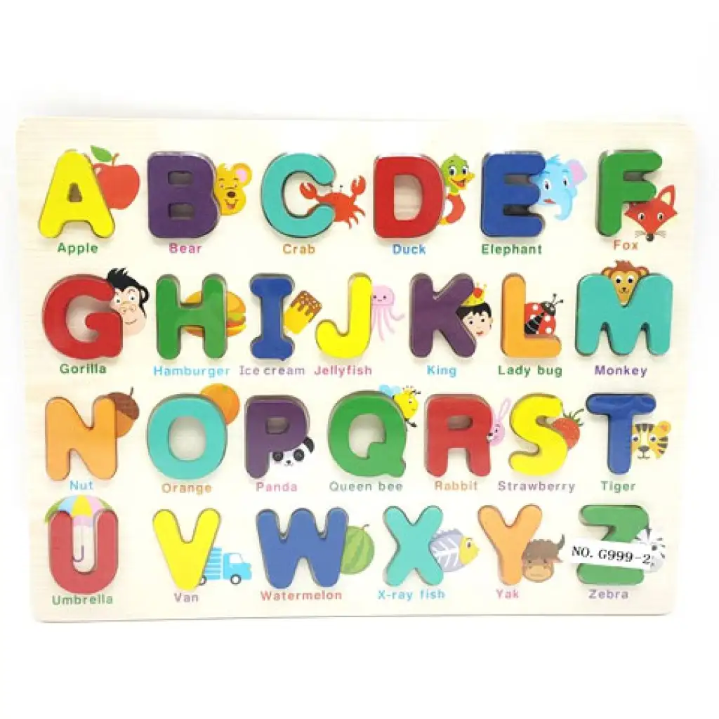 ABC fa formaválogató puzzle kép 1
