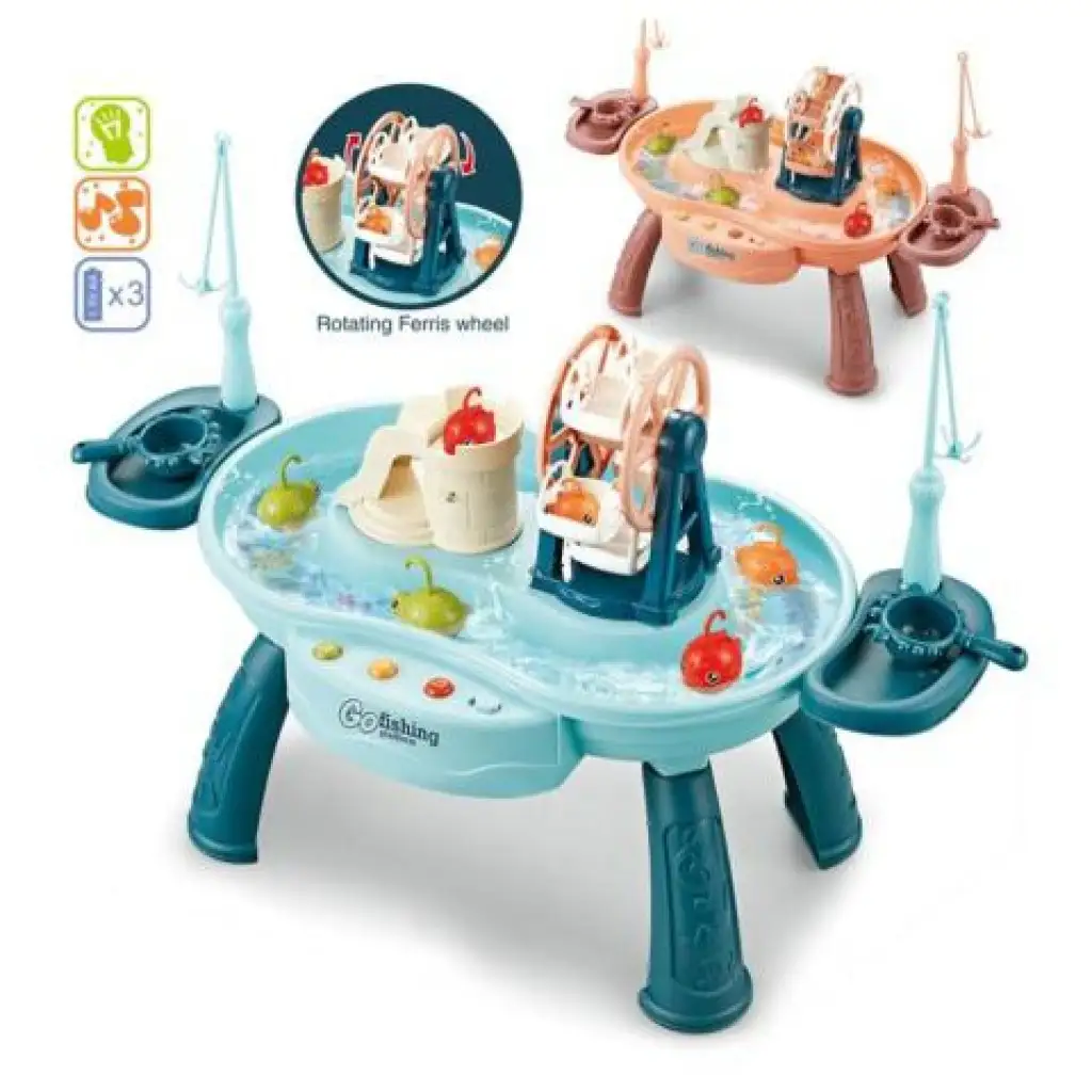 Auf zum Angeln! Angelspiel mit Becken, Wasserumwälzer und Sound. kép 9