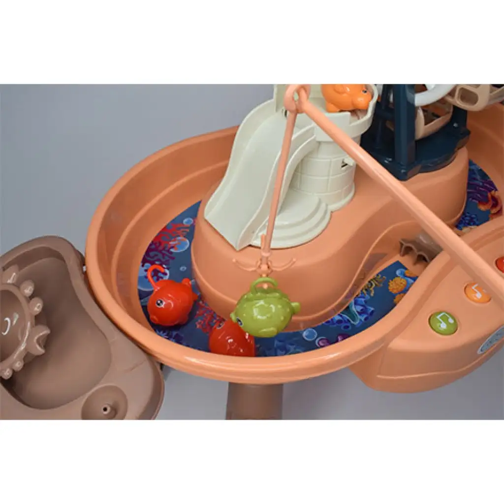 Auf zum Angeln! Angelspiel mit Becken, Wasserumwälzer und Sound. kép 4