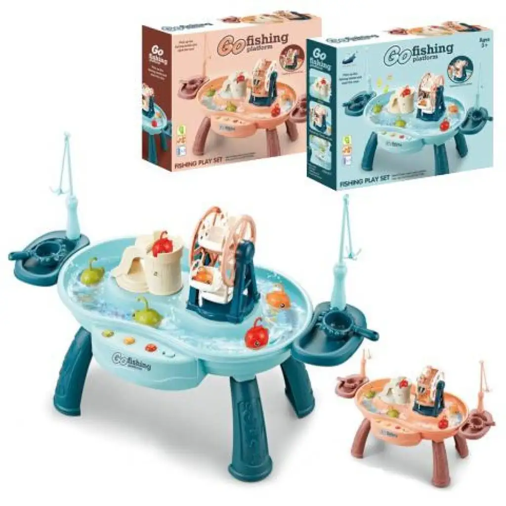 Auf zum Angeln! Angelspiel mit Becken, Wasserumwälzer und Sound.