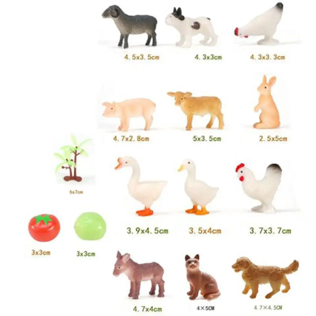 Dino World: Bauernhoftiere Figurenset kép 2
