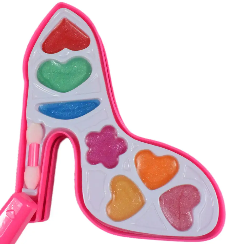 Make-Up-Set: Zweistöckige Schminkpalette in High-Heel-Form kép 4