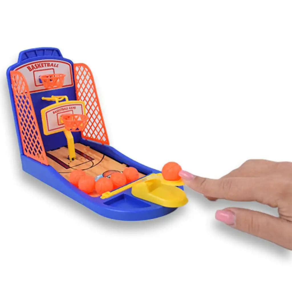 Einzelspieler-Tisch-Basketball-Set mit Abschussvorrichtung kép 2