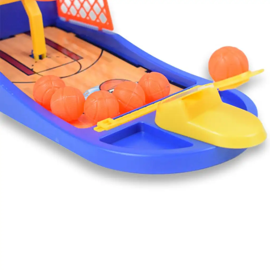 Einzelspieler-Tisch-Basketball-Set mit Abschussvorrichtung kép 4