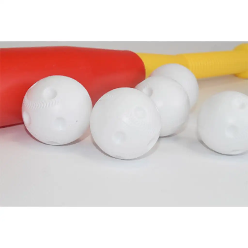 Rotes Kunststoff-Baseballschläger-Set mit Bällen 56cm kép 4