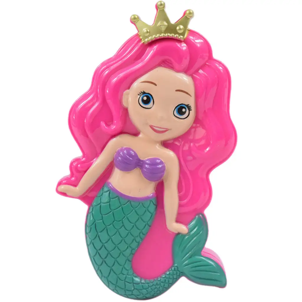 Make-Up-Set: Schminkpalette in Meerjungfrauenform mit Lippenstift kép 2