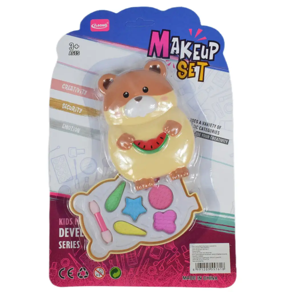 Make-Up-Set: Schminkpalette in Hamsterform mit Pinsel kép 5