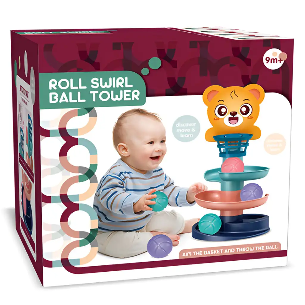 Ball Tower: Vidám állatos golyópálya többféle változatban 45x22cm 1db kép 3