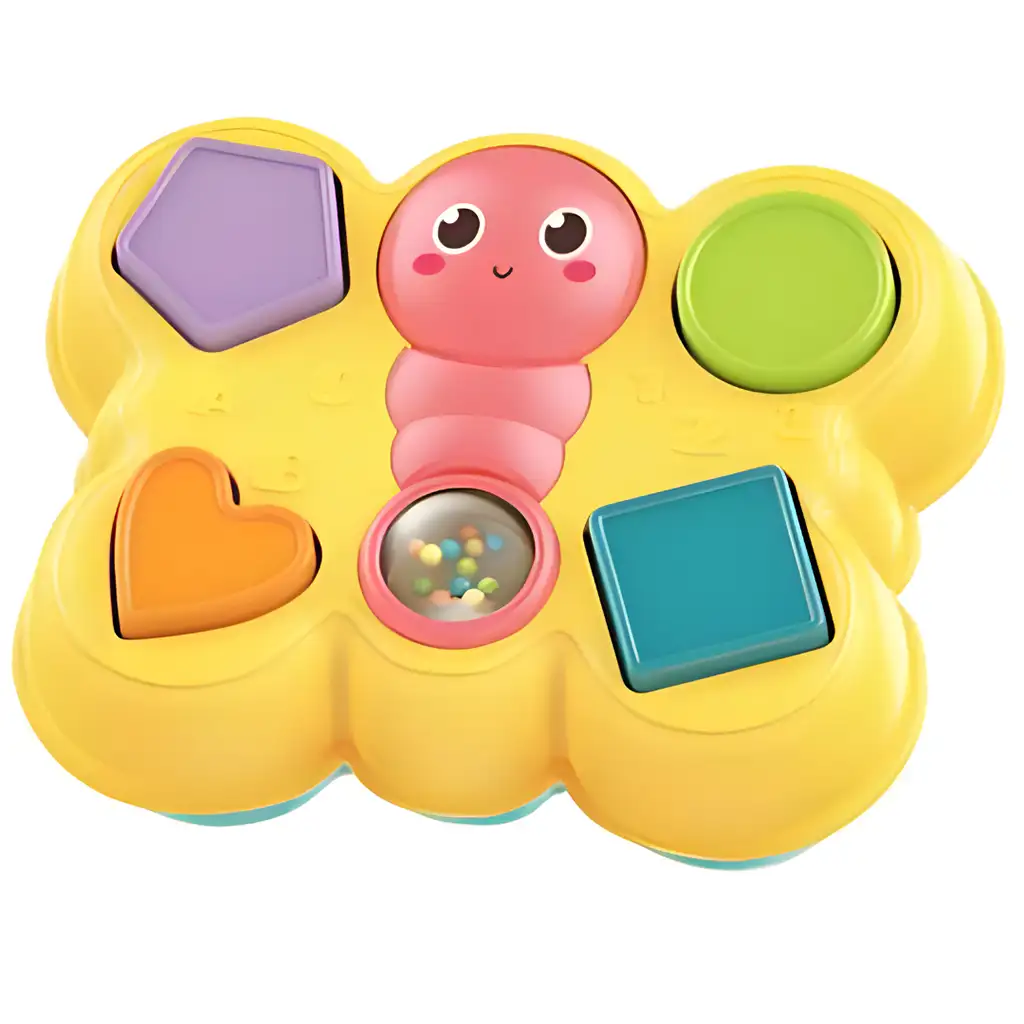 Happy World: Schmetterlings-Formenpuzzle-Spiel 19cm kép 2