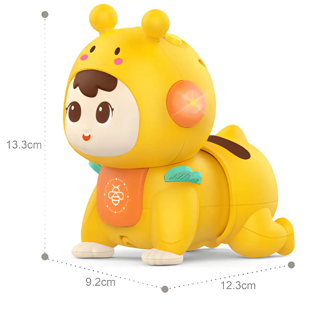 Happy World: Tityi-Totyi Bienenkostüm Krabbelbaby mit Ton und Licht kép 3