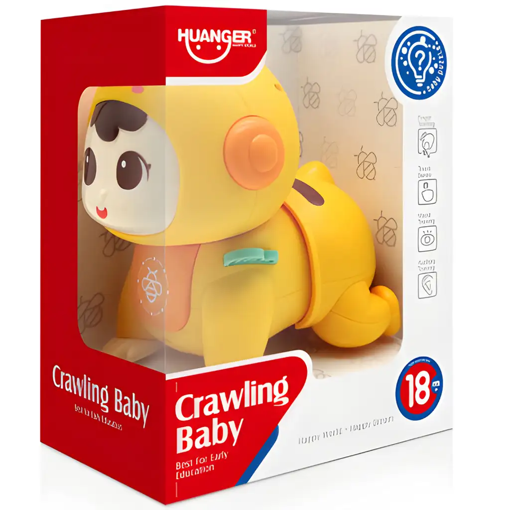 Happy World: Tityi-Totyi Bienenkostüm Krabbelbaby mit Ton und Licht kép 4