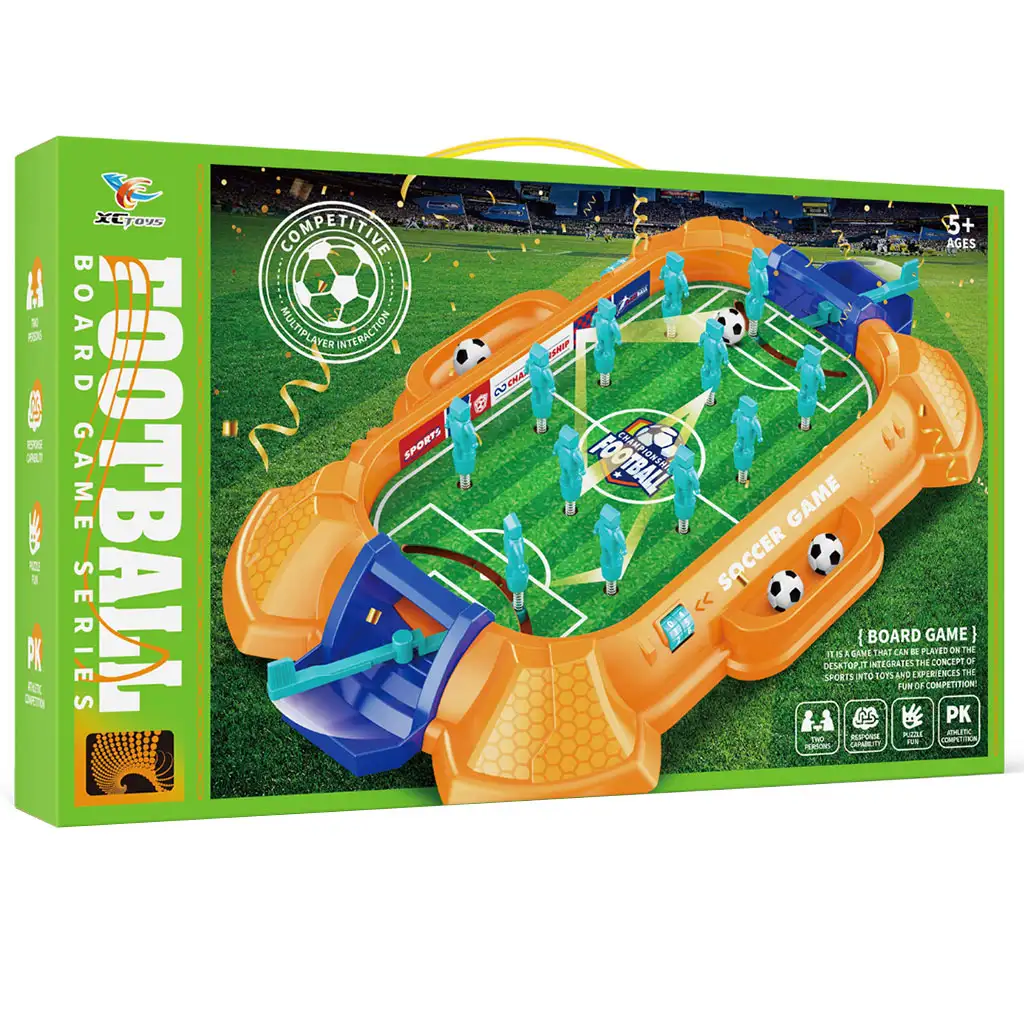 Fußball: Tischfederfußball-Spielset 43x26cm kép 3