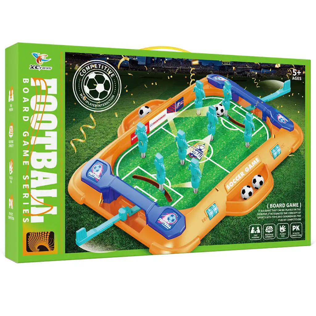 Fußball: Tischfederfußball-Spielset 37x21cm kép 3