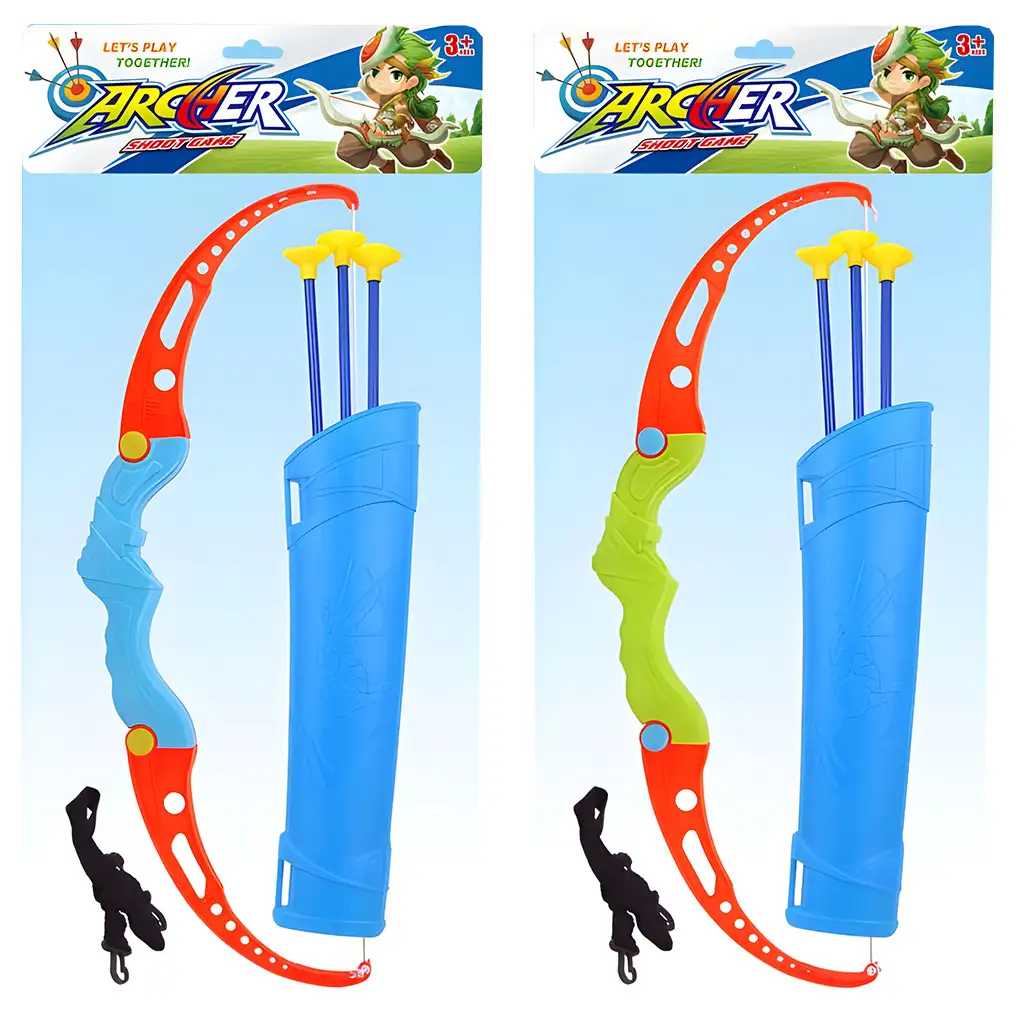 Archer: Bogenset in zwei Varianten mit 3 Pfeilen 57cm kép 4