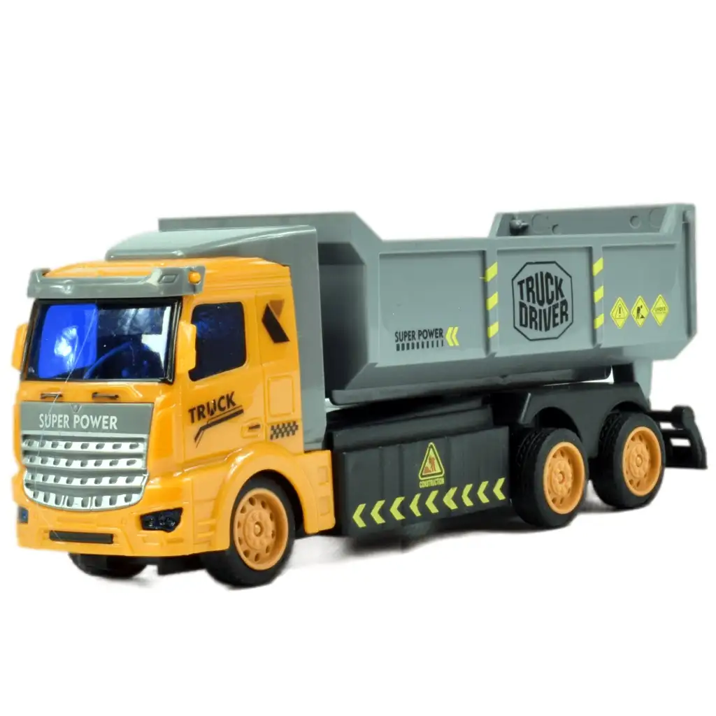 RC ferngesteuerter Kipp-LKW Bau-LKW mit Licht 1/48 27MHz 20cm kép 2