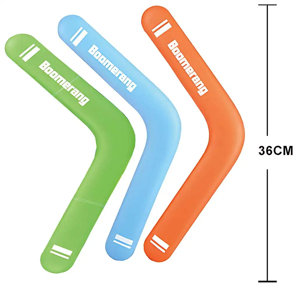 Boomerang: Bumerang in verschiedenen Farben 36cm 1 Stück kép 2