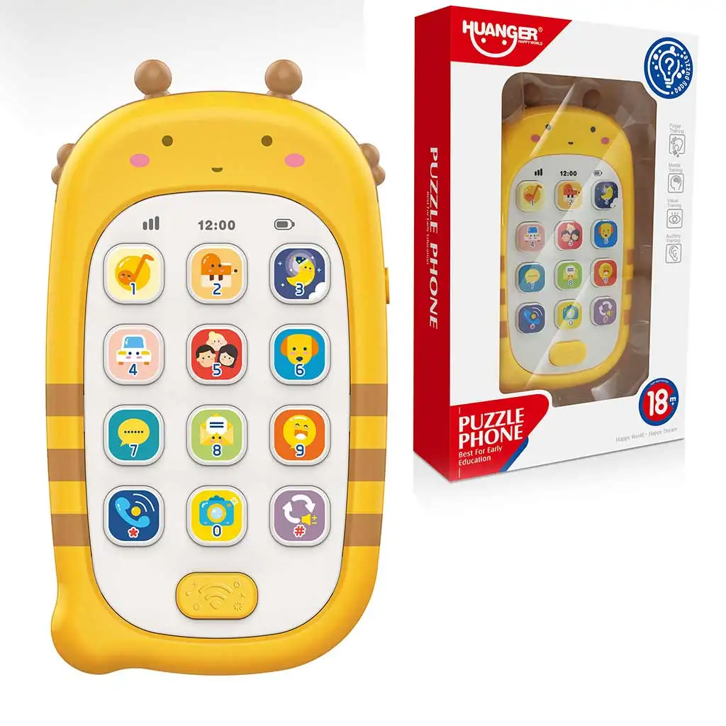 Music World: Mein erstes Musiktelefon mit süßem Tiermuster in verschiedenen Ausführungen, 1 Stück kép 2