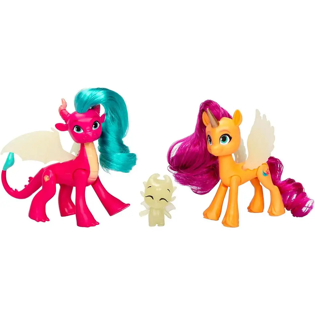 Mein kleines Pony: Im Dunkeln leuchtende Ponys 3er-Set - Hasbro kép 2