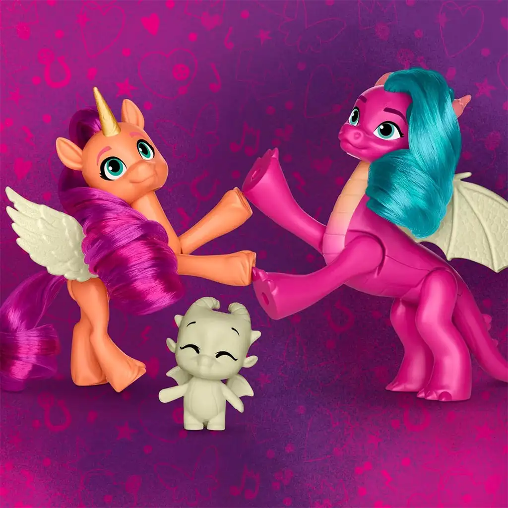 Mein kleines Pony: Im Dunkeln leuchtende Ponys 3er-Set - Hasbro kép 3