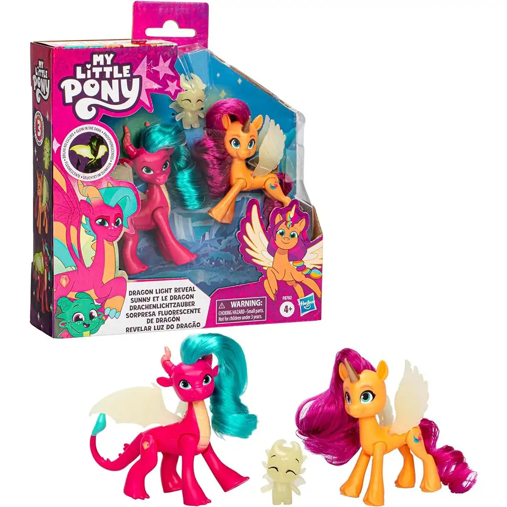 Mein kleines Pony: Im Dunkeln leuchtende Ponys 3er-Set - Hasbro kép 4