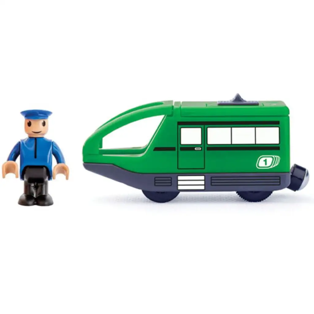 Moderner grüner Elektrolokomotive - Woodyland