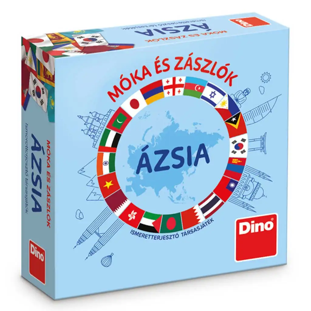 Spaß und Flaggen - Asien Brettspiel