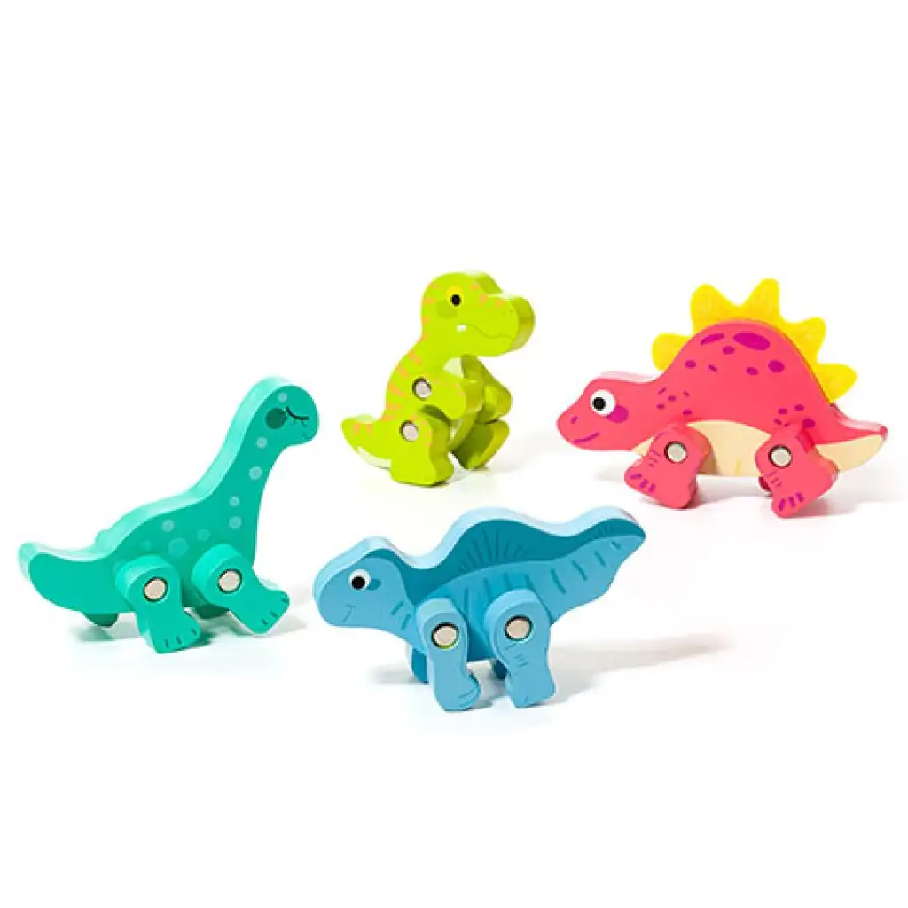 Molto: Nature Mein erster Dino Holzfiguren-Set 4-teilig kép 4