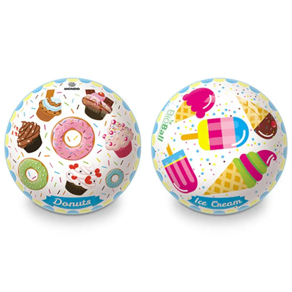 Eis und Donuts BioBall Gummiball 23cm