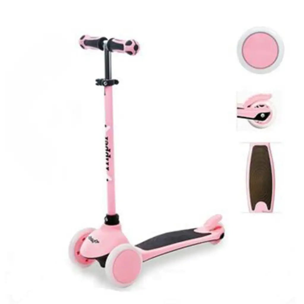 On and Go pink Dreirad-Roller - Mondo Toys kép 3