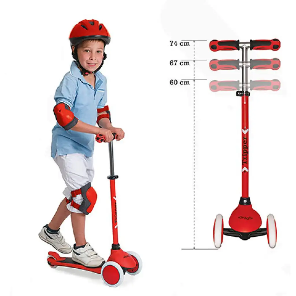 On and Go roter dreirädriger Roller - Mondo Toys kép 3