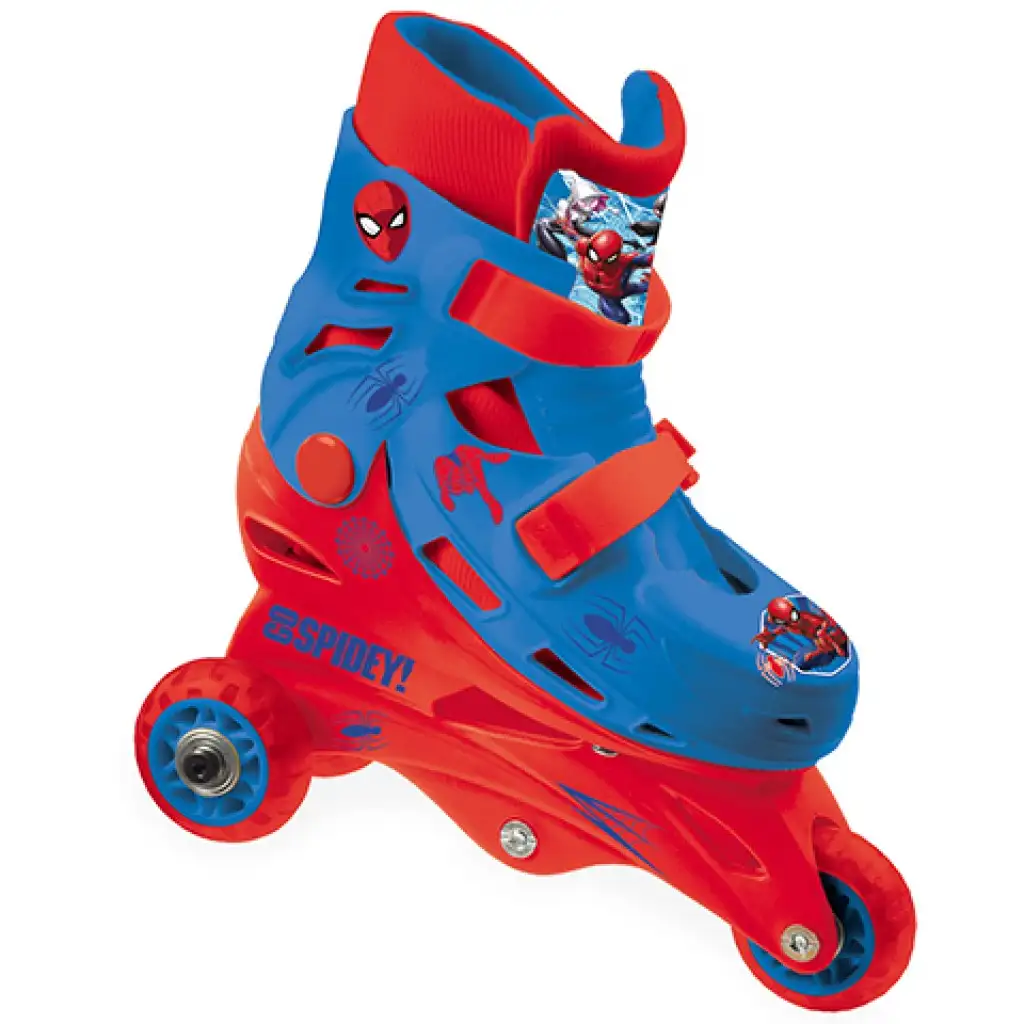 Spider-Man ein- oder zweireihige verstellbare Rollschuhe Größe 29-32 - Mondo Toys kép 2