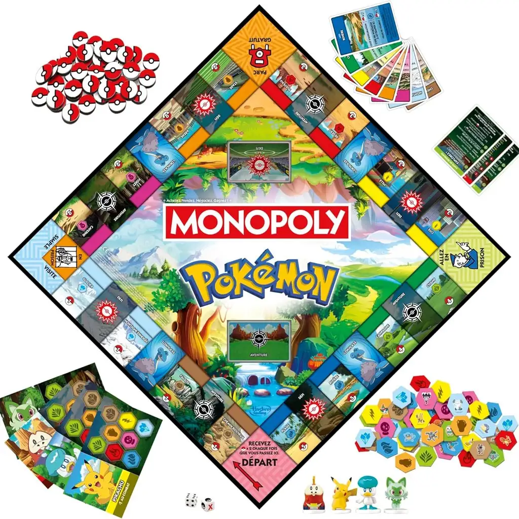 Monopoly Pokémon Brettspiel - Hasbro kép 2