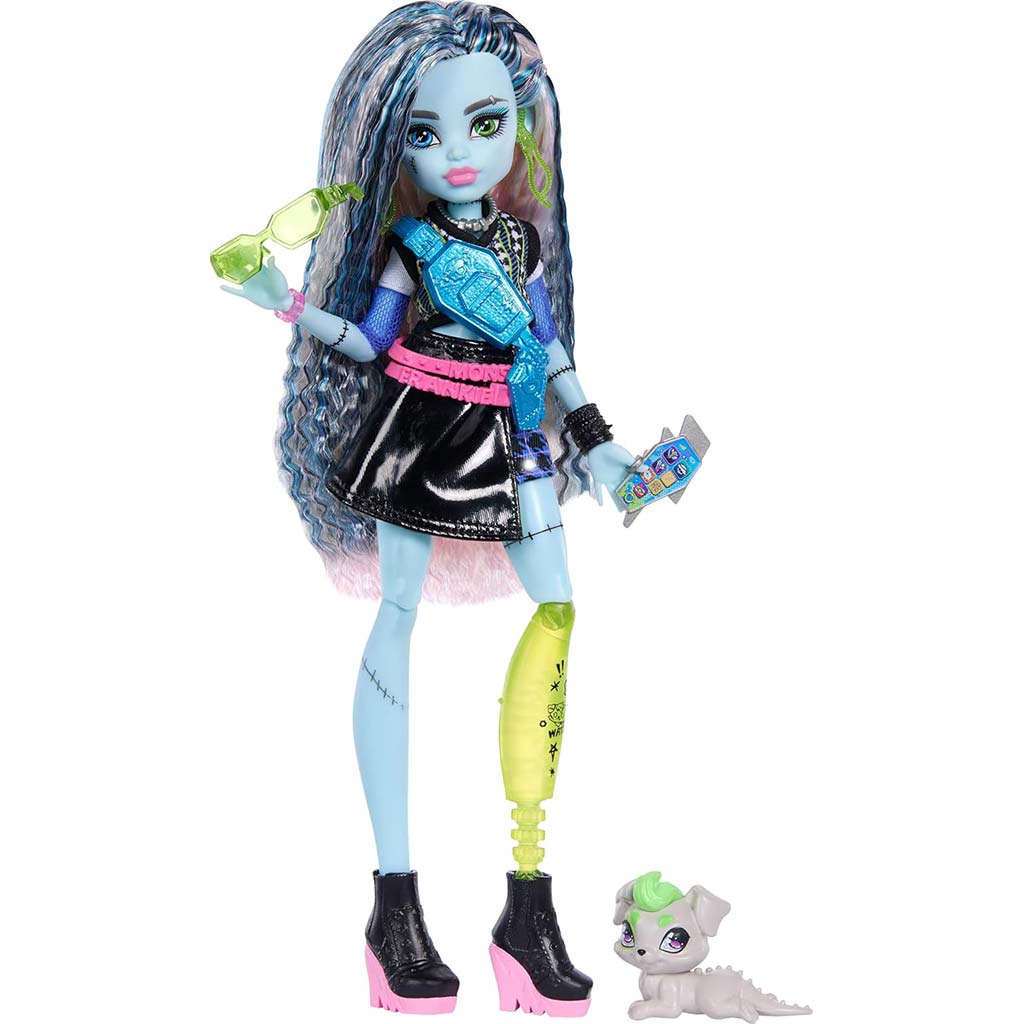 Monster High Frankie Stein Puppe mit Zubehör - Mattel kép 2