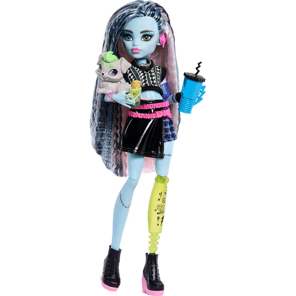 Monster High Frankie Stein Puppe mit Zubehör - Mattel kép 3