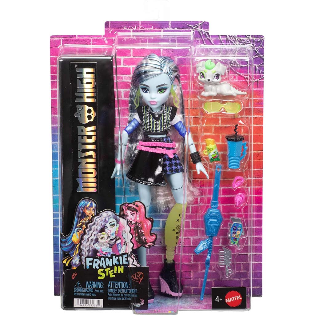 Monster High Frankie Stein Puppe mit Zubehör - Mattel