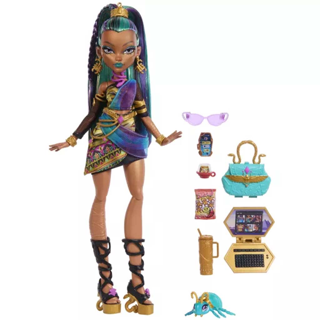 Monster High Nefera De Nile Puppe mit Zubehör - Mattel kép 2