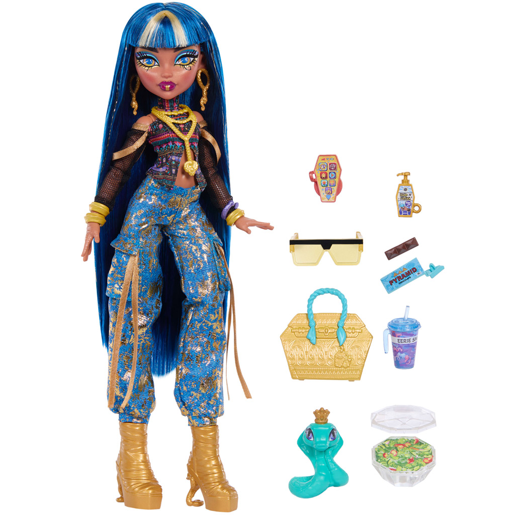 Monster High Cleo Puppe mit Zubehör – Mattel kép 3